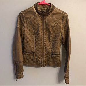SOLD Faux Leather Jacket